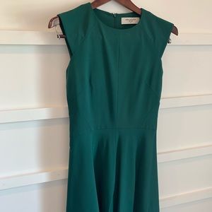 MM Lefleur Cap sleeve skater style wool dress